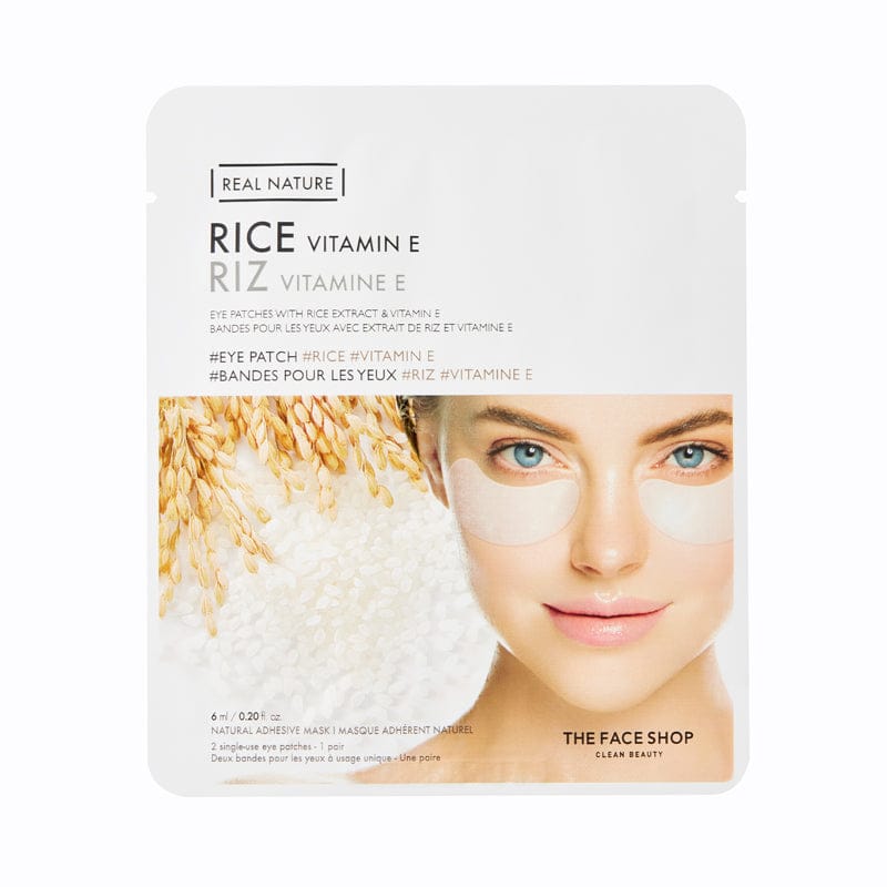 REAL NATURE RICE VITAMIN E EYE PATCH