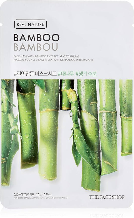 REAL NATURE BAMBOO FACE MASK