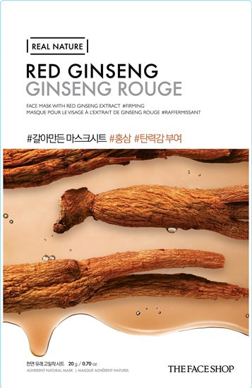 REAL NATURE RED GINSENG FACE MASK