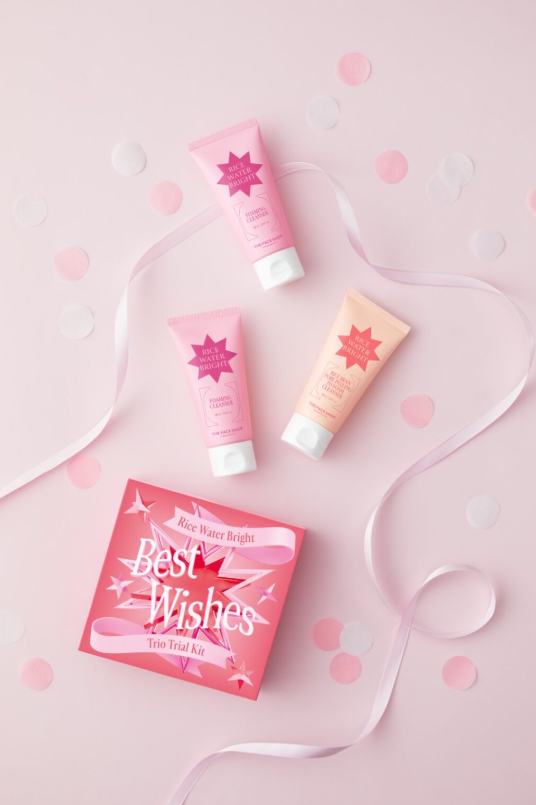 RICE WATER BRIGHT FOAMING CLEANSER TRIO TRIAL KIT