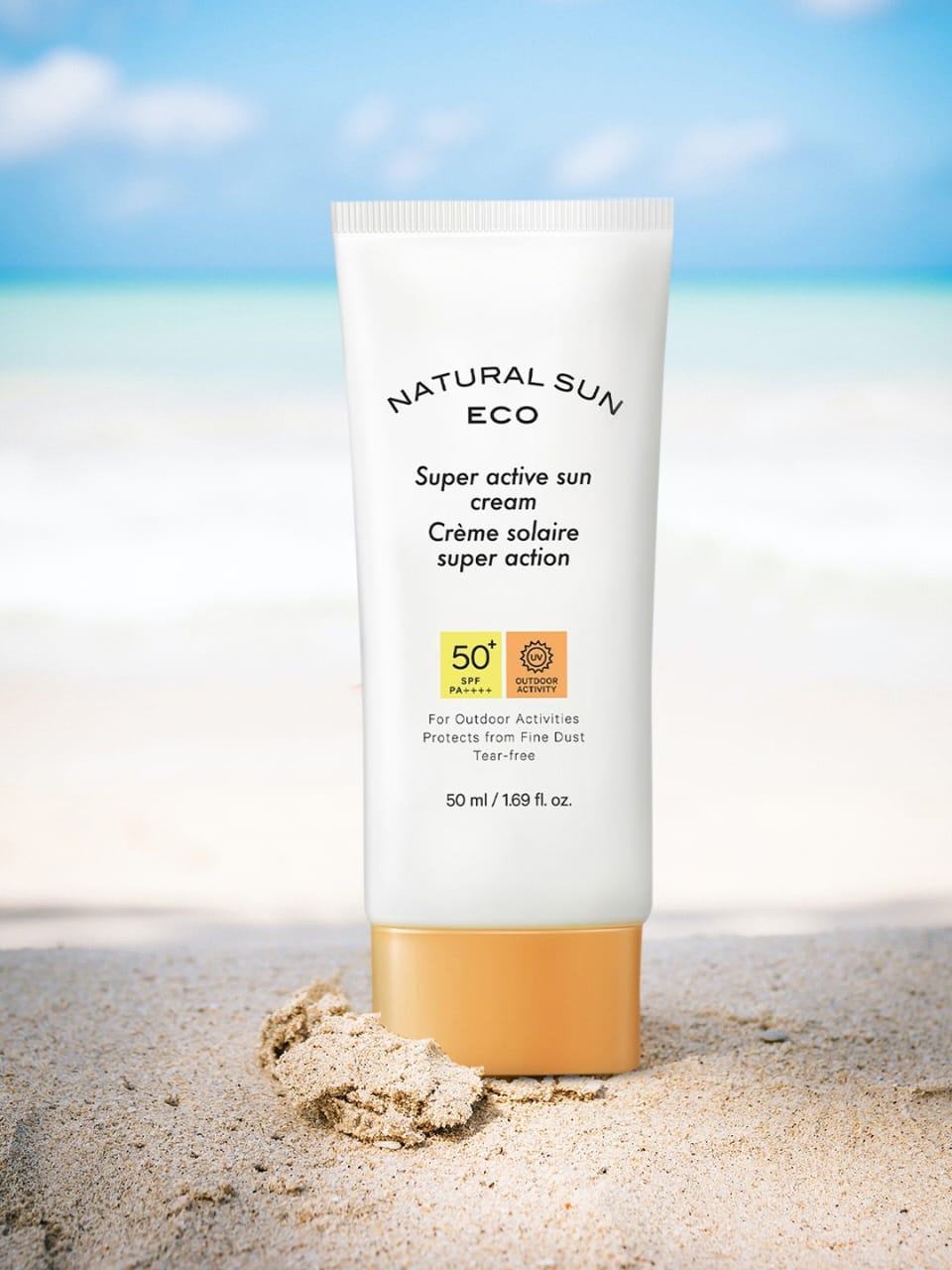 NATURAL SUN ECO SUPER ACTIVE SUN CREAM SPF50+PA++++