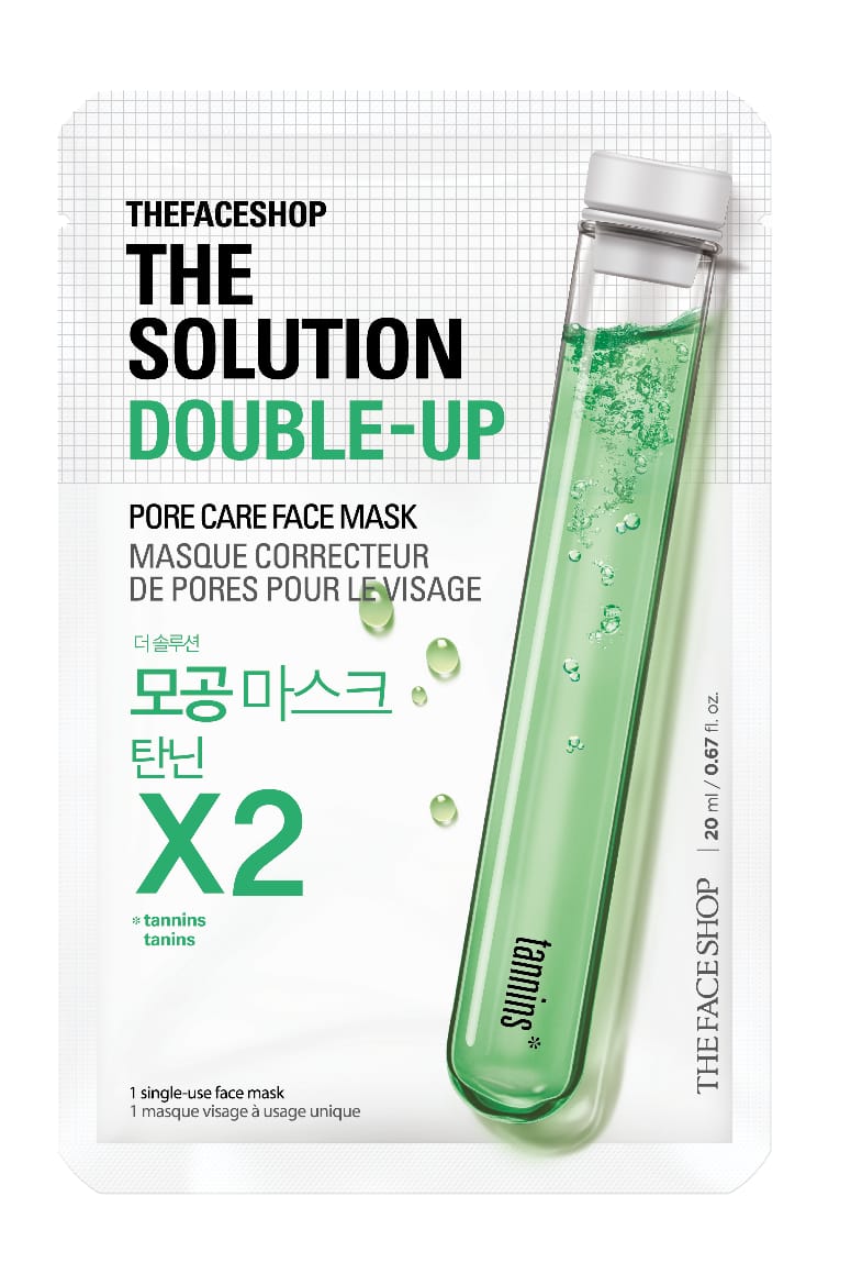 THE SOLUTION DOUBLE-UP PORE CARE FACE MASK
