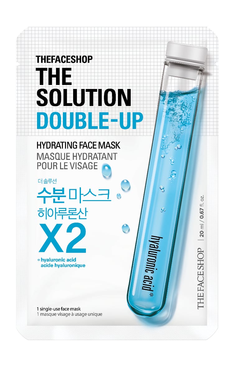 THE SOLUTION DOUBLE-UP HYDRATING FACE MASK